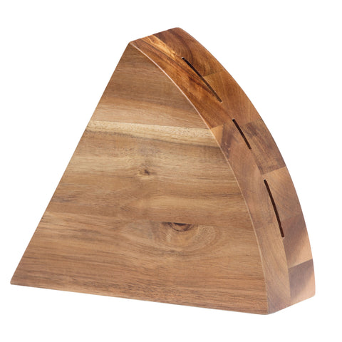 Wedge Cheese Knife Block Set hardwood