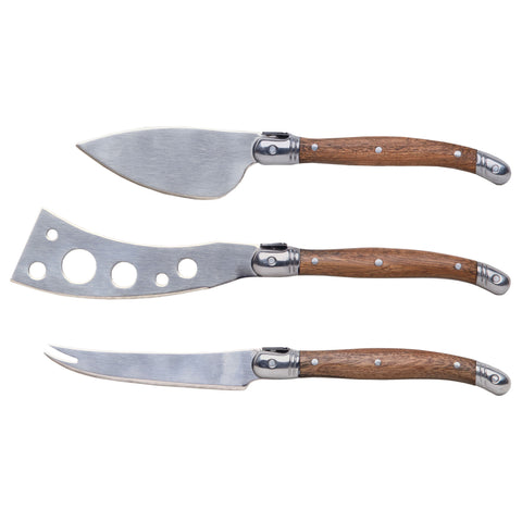 Wedge Cheese Knife Block Set - knives
