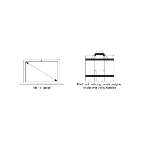 Transporter Garment Bag. Fits 14 inch laptop