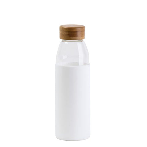 Orbit Glass Bottle white