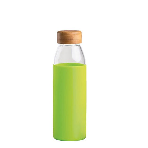 Orbit Glass Bottle lime green
