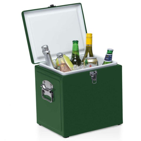 Vintage Cooler Box green