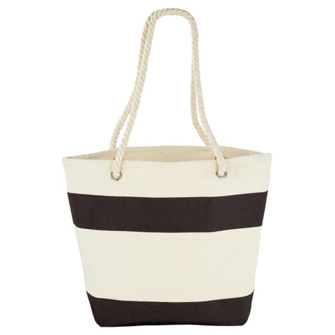 Capri Stripes Cotton Shopper Tote