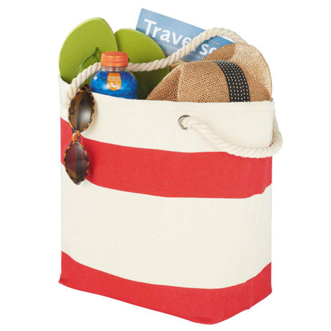 Capri Stripes Cotton Shopper Tote