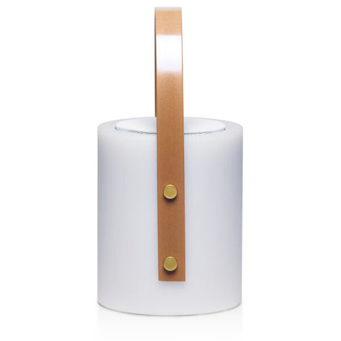 Twilight Speaker Lamp wood look handle